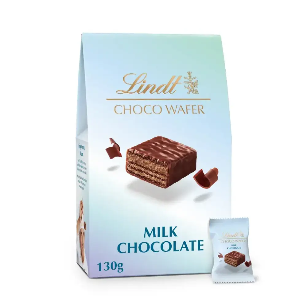 Lindt CHOCO WAFER Milk Chocolate Sharing Box 130g